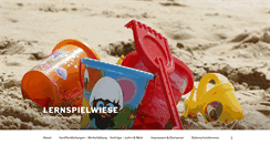 Desktop Screenshot of lernspielwiese.com